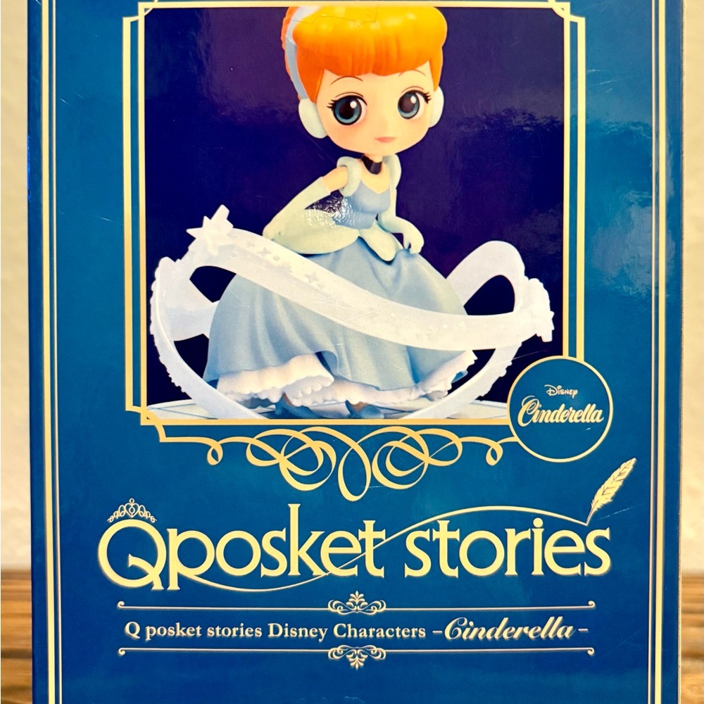 Qposket Stories Disney Cinderella Figure, Bandai Spirits, Collector Figure BNIB